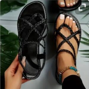 New Black Sandals